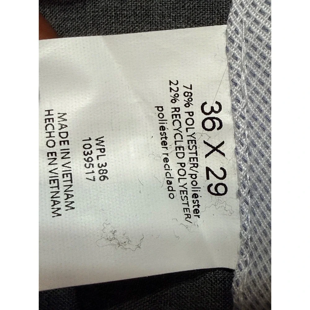 Haggar Men Premium Comfort Dress Pant Black Pleated Classic Fit 36x29  HC00651